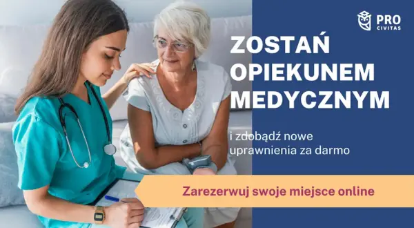 Opiekun medyczny może robić zastrzyki. Dowiedz się więcej o zawodzie i zdobądź nowe uprawnienia za darmo. Zarezerwuj miejsce online.