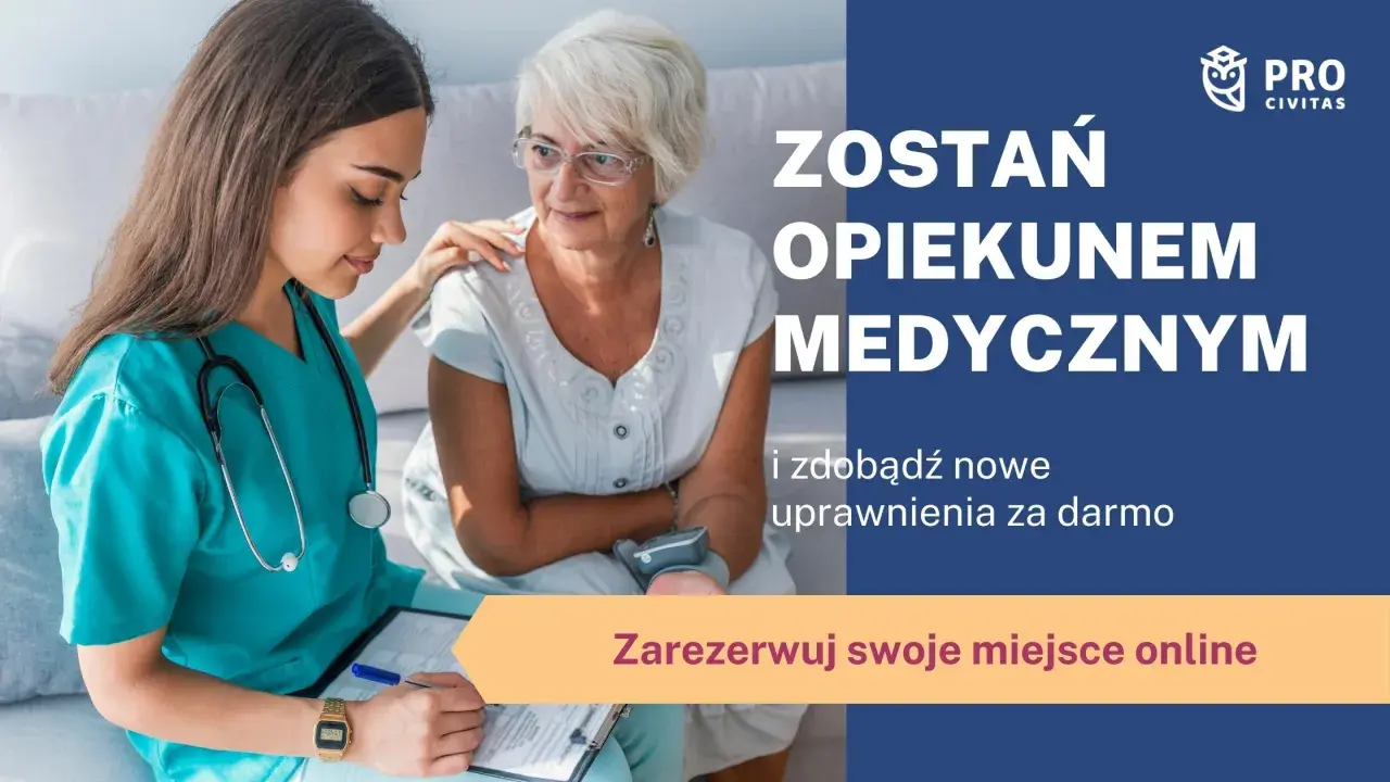 Opiekun medyczny może robić zastrzyki. Dowiedz się więcej o zawodzie i zdobądź nowe uprawnienia za darmo. Zarezerwuj miejsce online.