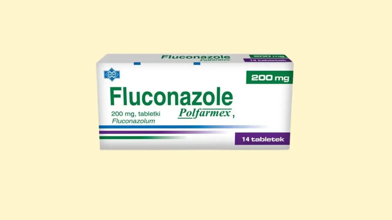 Opakowanie leku Flucofast (Fluconazole) 200 mg, zawierające 14 tabletek.