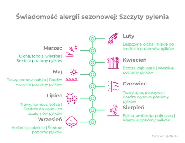 Alergia na pyłki drzew: Jak przetrwać wiosnę bez kataru?
